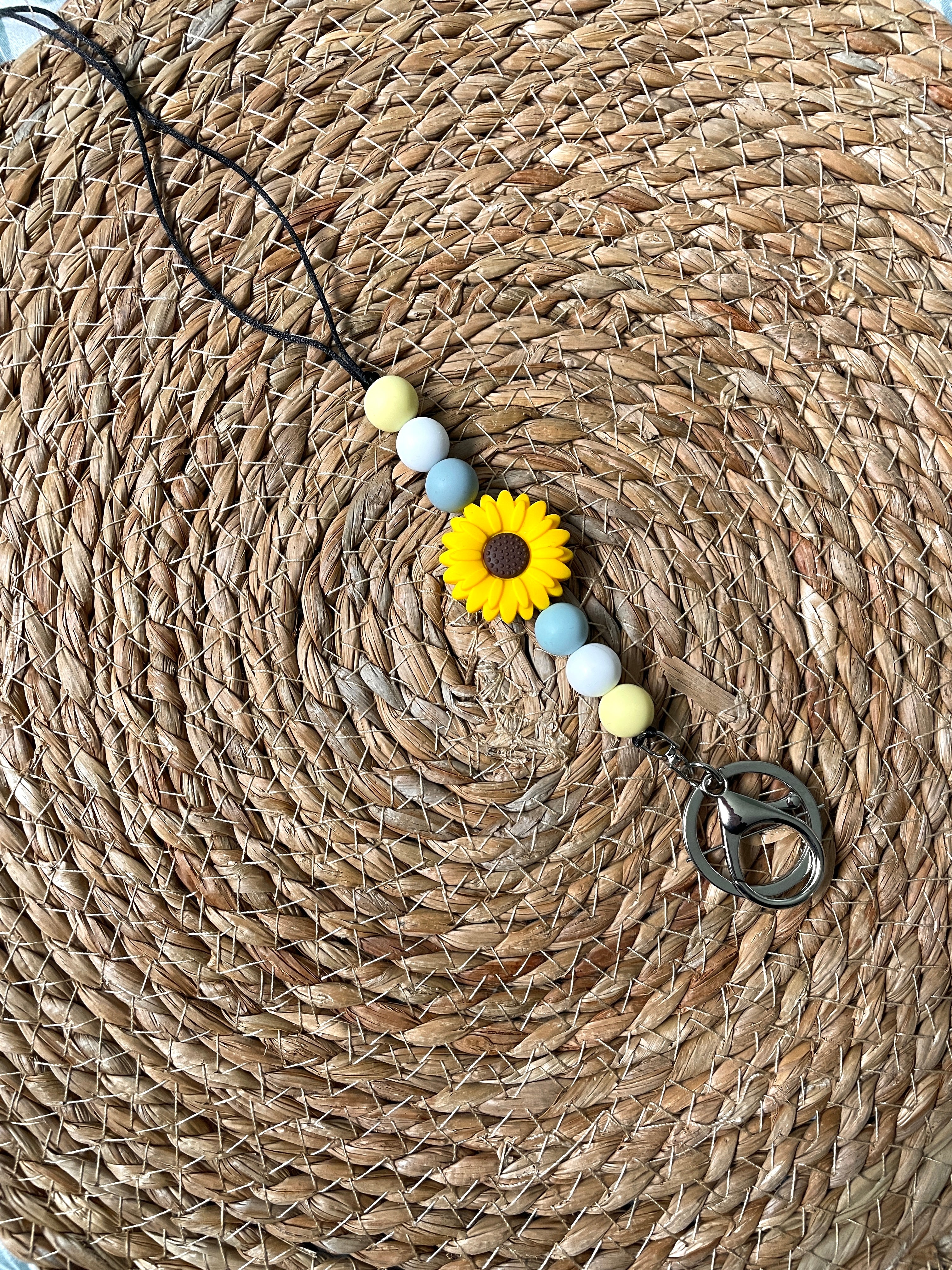 sunflower lanyard blue/yellow