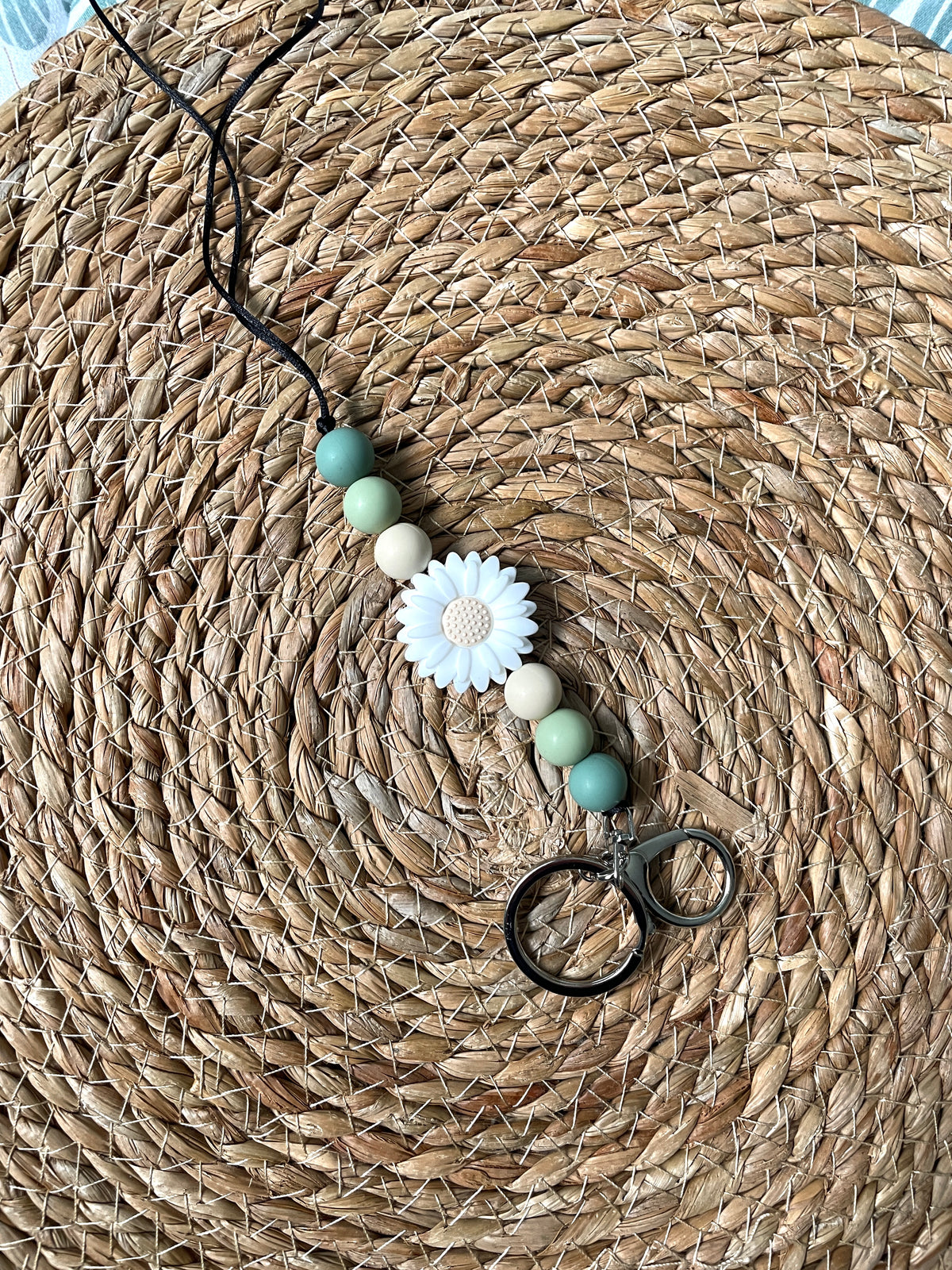 Daisy-themed Lanyard-beadsandbubs.com.au