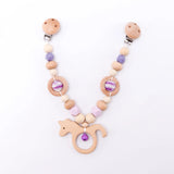 beaded pram garland purple