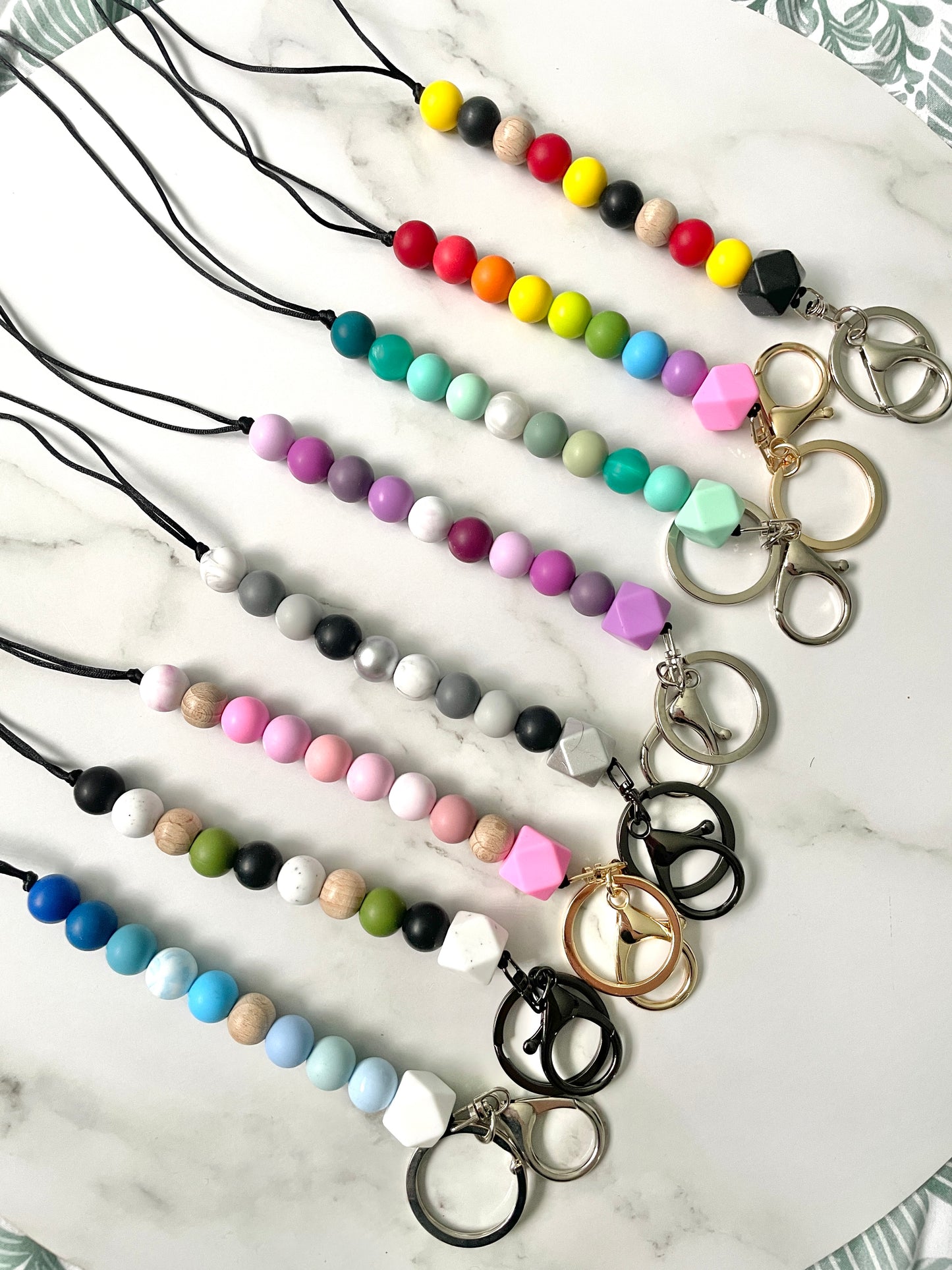 Colourful Beads & Bubs Classic Lanyard-beadsandbubs.com.au