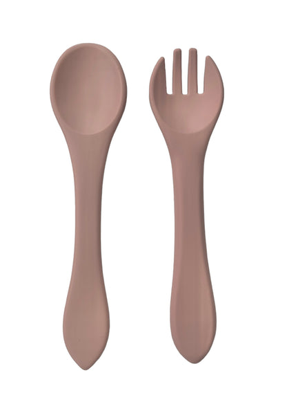 Silicone Fork and Spoon Set
